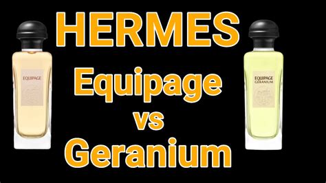 hermes equipage geranium vs eau d'orange|equipage geranium Hermes perfume.